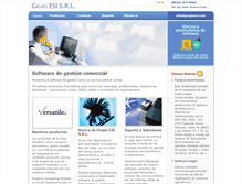 Tablet Screenshot of grupoesi.com